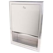 BOBRICK Dispenser, Paper Towel , Recessed B-359